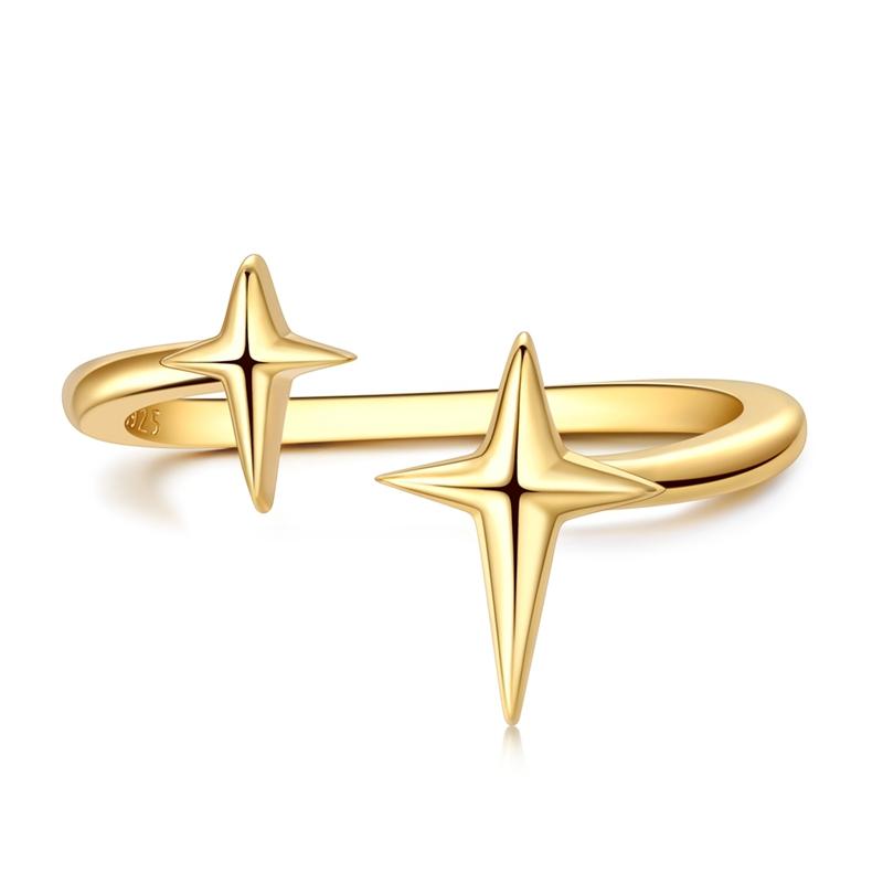 Adjustable Ring Copper Original Cat Paw Print Bear Free Size Open Rings For Women Wedding Birthday Jewelry Gift