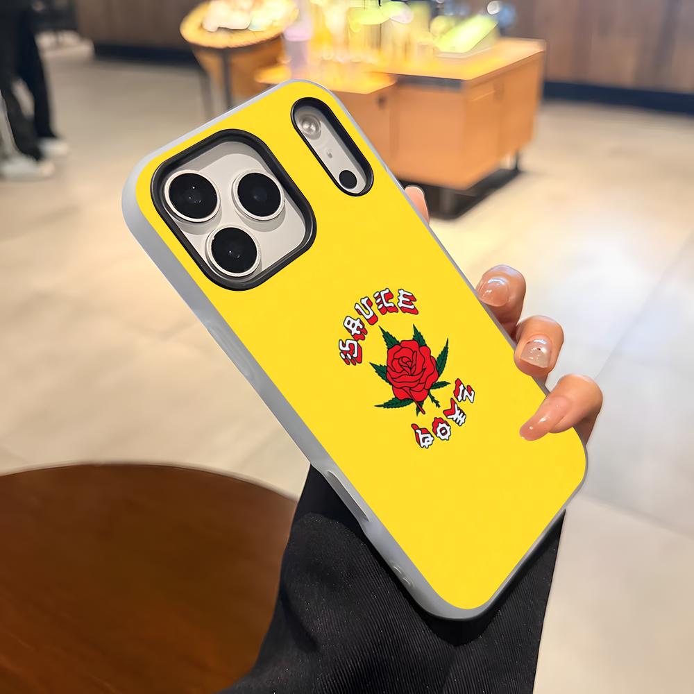 

E-Eladio Carrion Sauce Boyz Phone Case For IPhone 17 Air 16 E 15 14 Plus 13 12 11 Pro Max Jelly 2 In 1 Protective Case iPhone 14 Plus