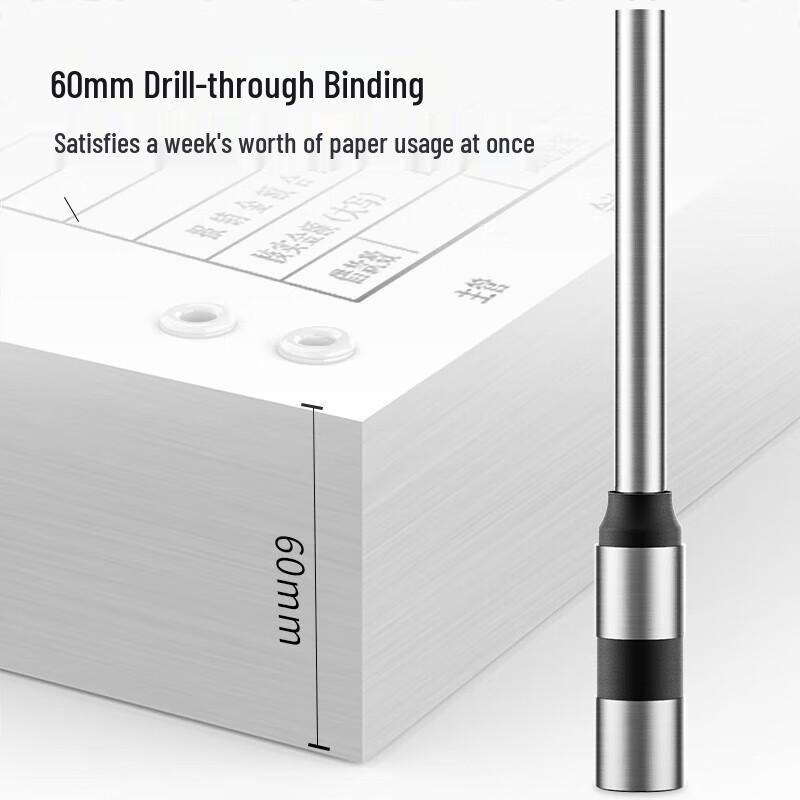 Deli Hohlbohrer für Bindemaschinen CN-Stecker (Adapter enthalten)
