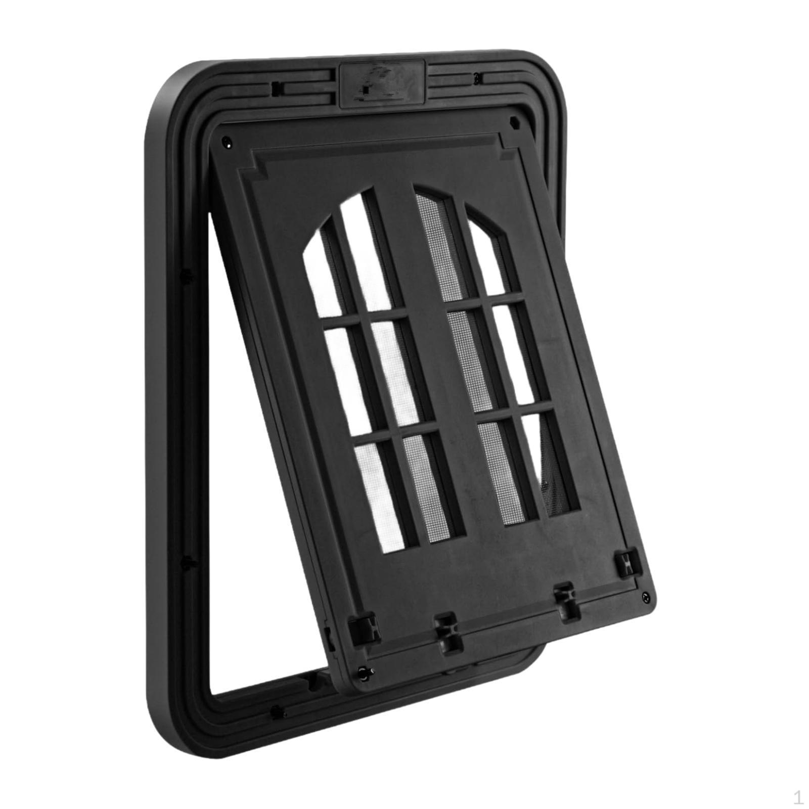 

Дверь для собак и кошек, запираемый доступ для мелких домашних животных S Black