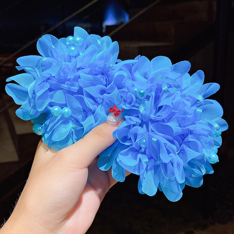 Princess Hair Ties: Cute Flower Rubber Bands for Girls