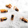 Carecoly Construction Vehicles, 6 Mini Car Set, 1 Storage Car, Car Toy, Construction Vehicle Set, Working Car, Work Car, Indoor Play, Birthday,