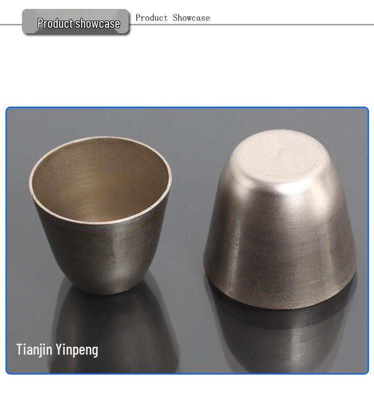Yinpeng Nickel Crucible with Lid, 30ml/50ml, High-Temperature Resistant, High Purity