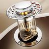 652F Strong Bathroom Drain Stopper Brass Cores Popup Mechanism Simple Installation