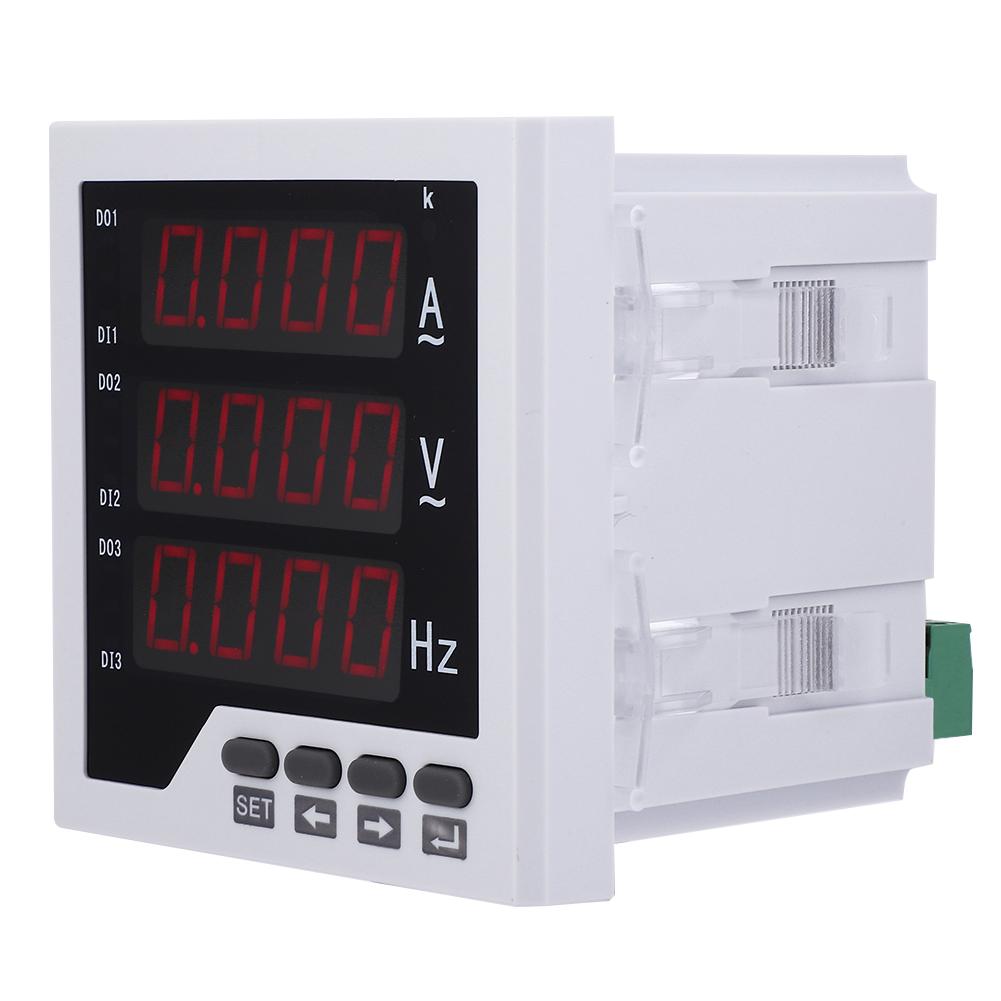 

DDM AVF96 Single Phase Meter Current Voltage Frequency Combined Meter 220VAC