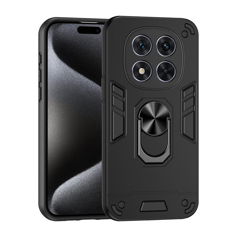 Shockproof Armor Case For Xiaomi Redmi Note 14 Pro 5G 4G 14Pro Plus 14C A3 Poco C75 X7 Lens Protector Magnetic Holder Ring Cover