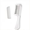 Unisex Transparent Essential Oil Applicator Massage Comb With Built-In Liquid Reservoir, Rolling Metal Teeth, Suitable For Women