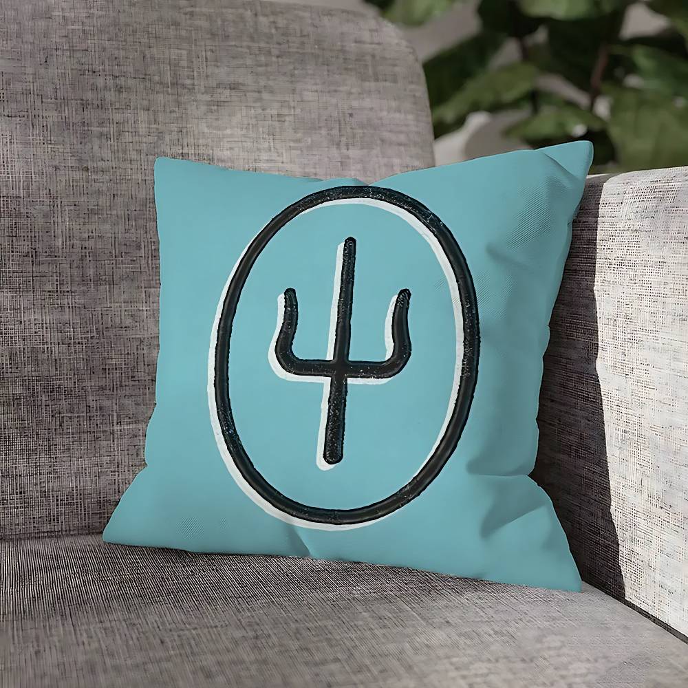 P-Pilots T-TwentyES O-One Throw Pillow Case For 45x45cm 40x40cm 30x30cm 50x50cm 55x55cm Square Home Pillowcase Case