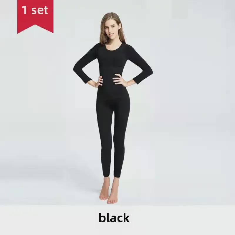 Women's Seamless Long-Sleeve Moisturizing Thermal Top - Autumn/Winter