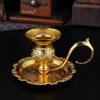 European Rose Candle Candle Holder Metal Crafts High-grade European Alloy Candle Holder Home Decoration Candlelight Dinner