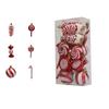 15pcs Plastic Christmas Candy Ball Pendant Reusable Merry Christmas Decor  Wedding Party