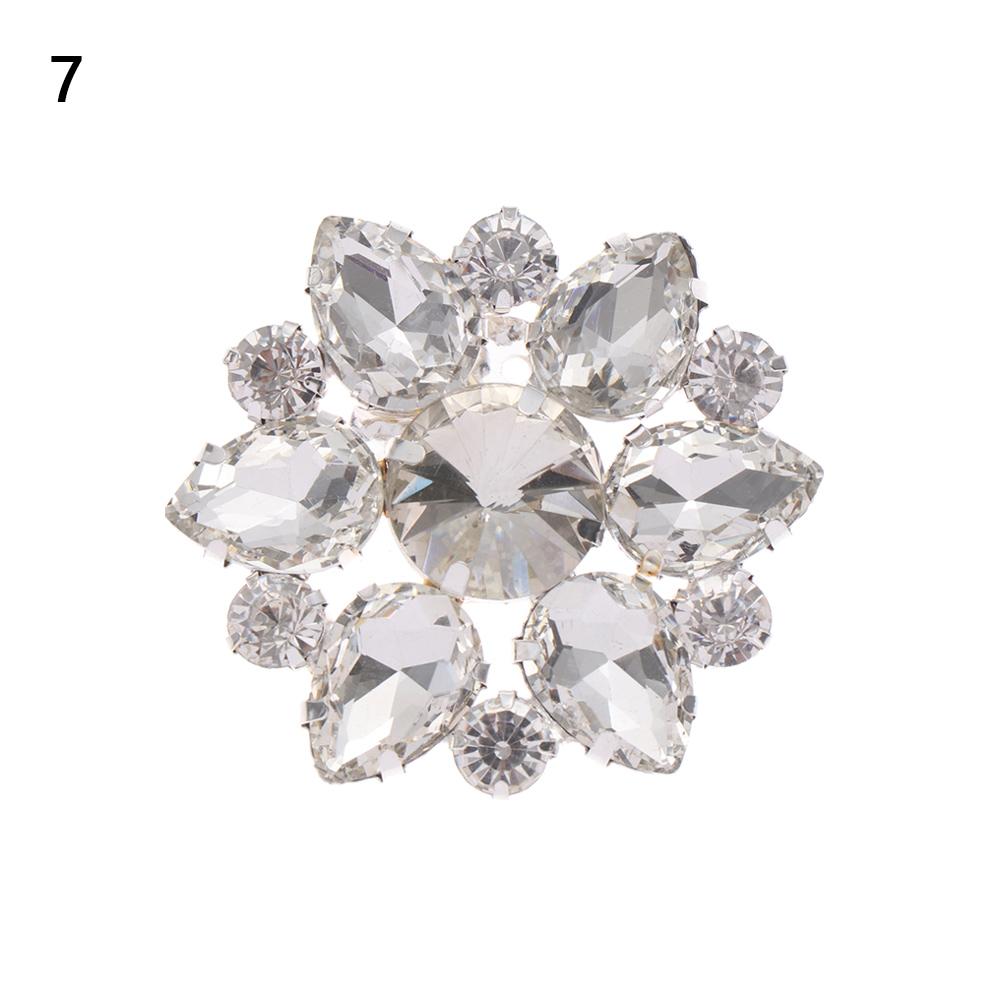 1PC European Fashion Crystal Shoe Clip Transformation Style Women's Shoes Decorations Rhinestone Charm Clothing Collocation