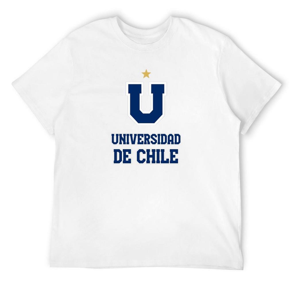 Universidad de Chile Blue 2 T-Shirt plus size clothes designer shirts Funny t-shirts men clothing