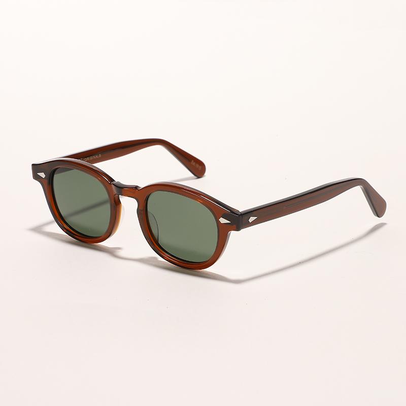 Retro Johnny Depp Sunglasses Men Women Polarized Sun Glasses Brand Vintage Acetate Frame For Male Eyeglasses Eyewear
