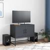 Vidaxl Szafka Pod Telewizor, Antracytowa, 68,5X39X60,5 Cm, Stalowa