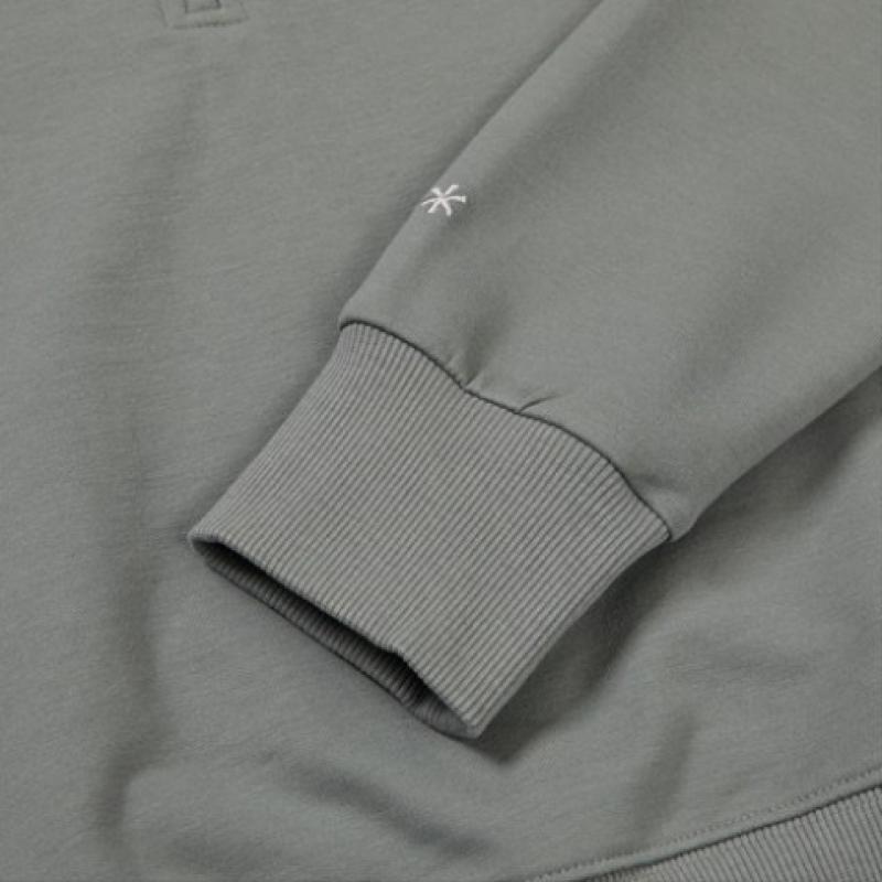 Snow Peak Women S Land Half Zip Semi Crop SweatShirt S24Swfzt51