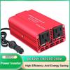 500W Mini Portable Car Inverter Dual Socket Power Converter Household Modified Sine Wave Power Adapter