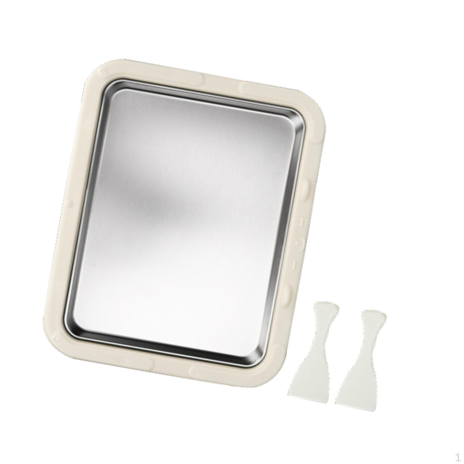 

Форма для приготовления мороженого и йогуртовых роллов, сделай сам, нержавеющая сталь, семейные практические занятия, универсальная, портативная белый