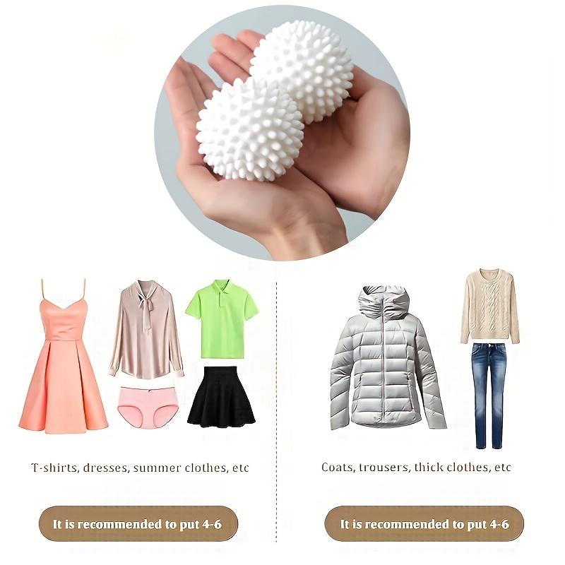 6pcs Silicone Laundry Ball, Anti Fouling Drum Laundry Ball, Essential Cleaning Supplies for Laundry laundry reusable