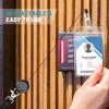 Black Lanyard Work Card Holder Retractable Keychain Key Holder  Nurse Accessories
