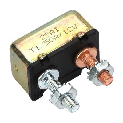 Interruttore automatico fusibile universale 12 24V per auto e nautica con ripristino automatico e coperchio in metallo (50A)