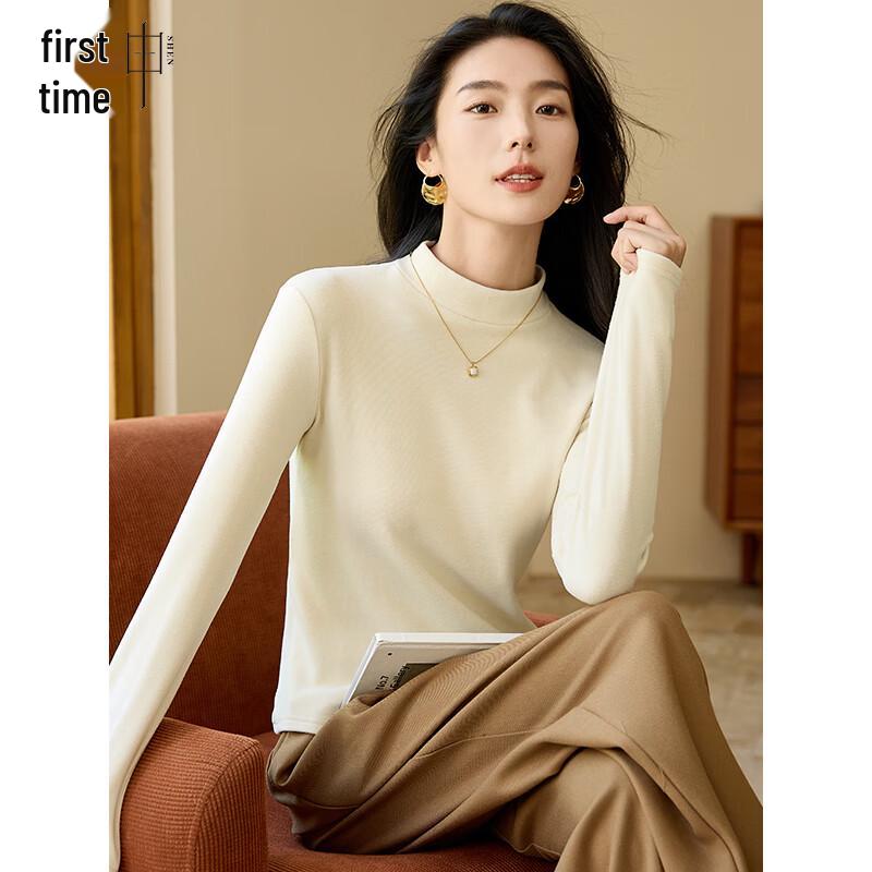 Women s Autumn/Winter Semi-High Collar Thermal Long-Sleeve Base Layer L