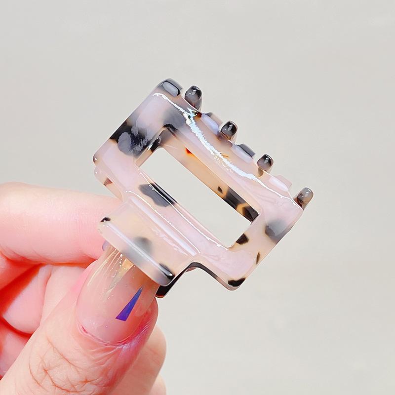 Square Shark Hairpins Acetic Acid Hair Clips for Women Girls' Outdoor Hair Ornaments Hair Jewelry Pins