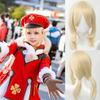 Synthetic Wig Lolita Cosplay Double Ponytail Long Straight Hair Anime Game Cosplay Hair Extensions Halloween Christmas Dress Up