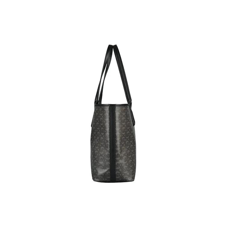 MICHAEL KORS Canvas Tote Bag , Shopping Bag , Shoulder Bag Regular Women's Black (Unisex) Shoulder Bags 35H1T2JT2C 001