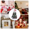 Christmas Figurines Santa Claus Tree Cute Home Decor Small Handcrafted Holiday Ornaments For Adults Kids Living Room Bedroom