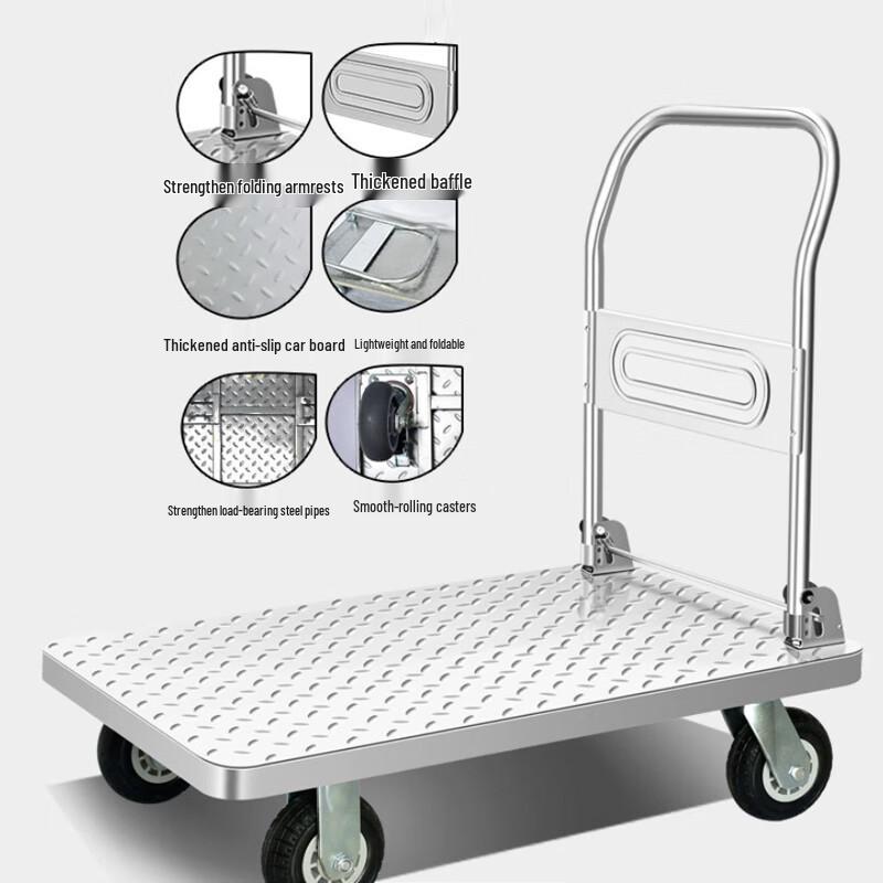 Heavy-Duty Steel Platform Hand Truck