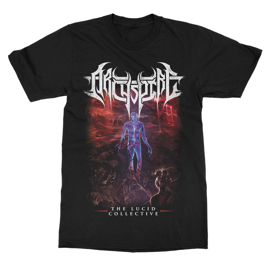 T-shirt Graphique en Coton Archspire Band Unisexe Manches Courtes d'Été Marque de Mode Tee Haut Décontracté de Luxe Vintage Rétro