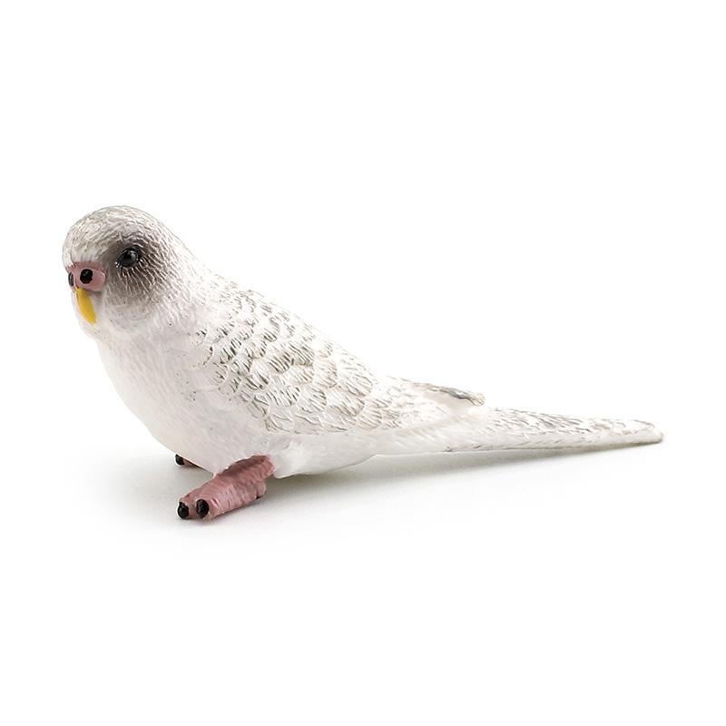 

2 шт. Имитация миниатюрной птицы, попугая, фигурка, модель, украшение для сада, игрушка