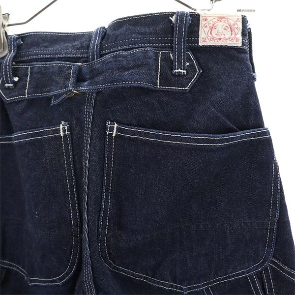 EVISU Denim painter pants Button fly cinch back jeans Women Used