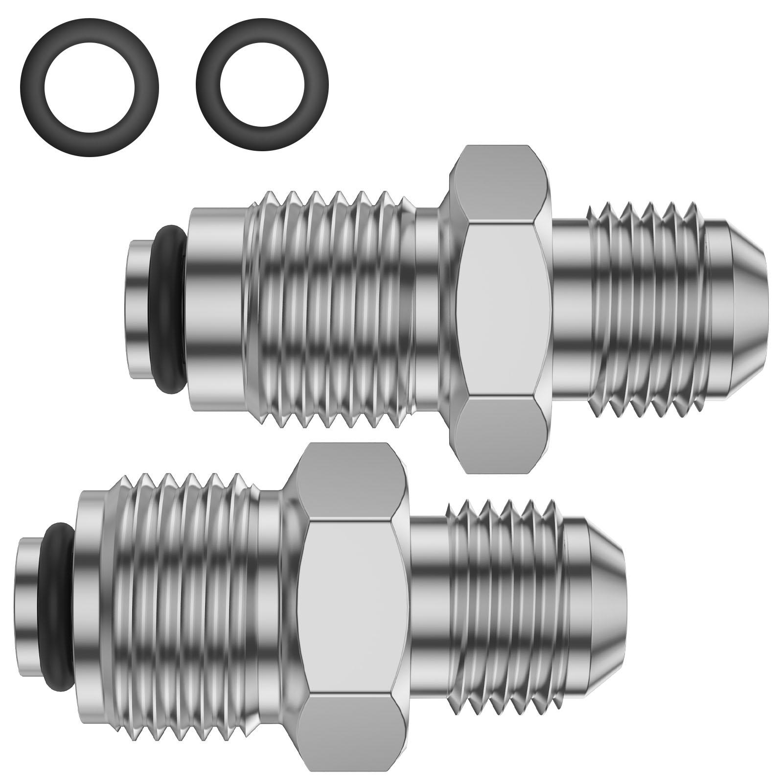 

AN6 - M16 AN6 - M18 авиационный алюминиевый штуцер с наружной резьбой универсальный прямой топливный шланг адаптер AN штуцер - штуцер AN штуцер