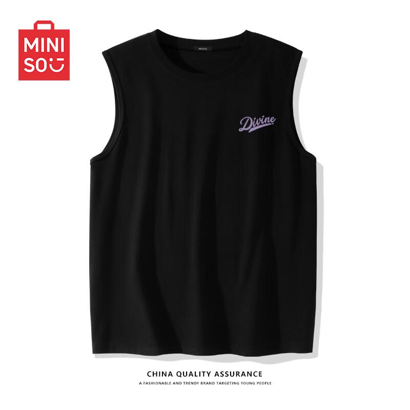 MINISO Мужская хлопковая майка свободного кроя серии  Горная L