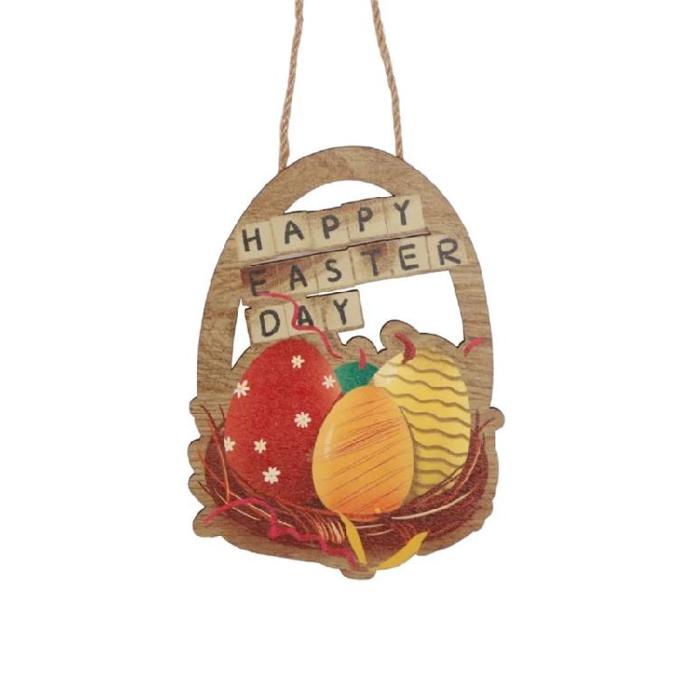 Wooden Hanging Door Sign Lovely Spring Celebration Sign Easter Wood Pendant