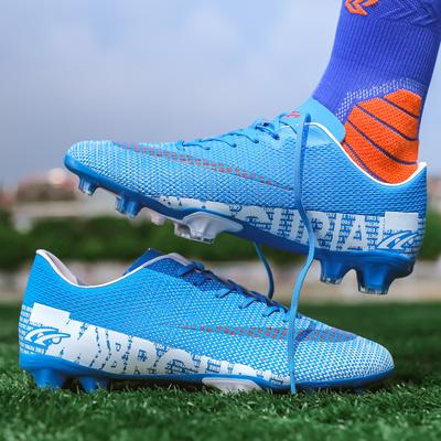 Zapatillas de fútbol para hombre, zapatillas de fútbol con clavos largos y cortos, zapatillas de fútbol antideslizantes y anticaídas para césped, zapatillas de entrenamiento para terreno duro