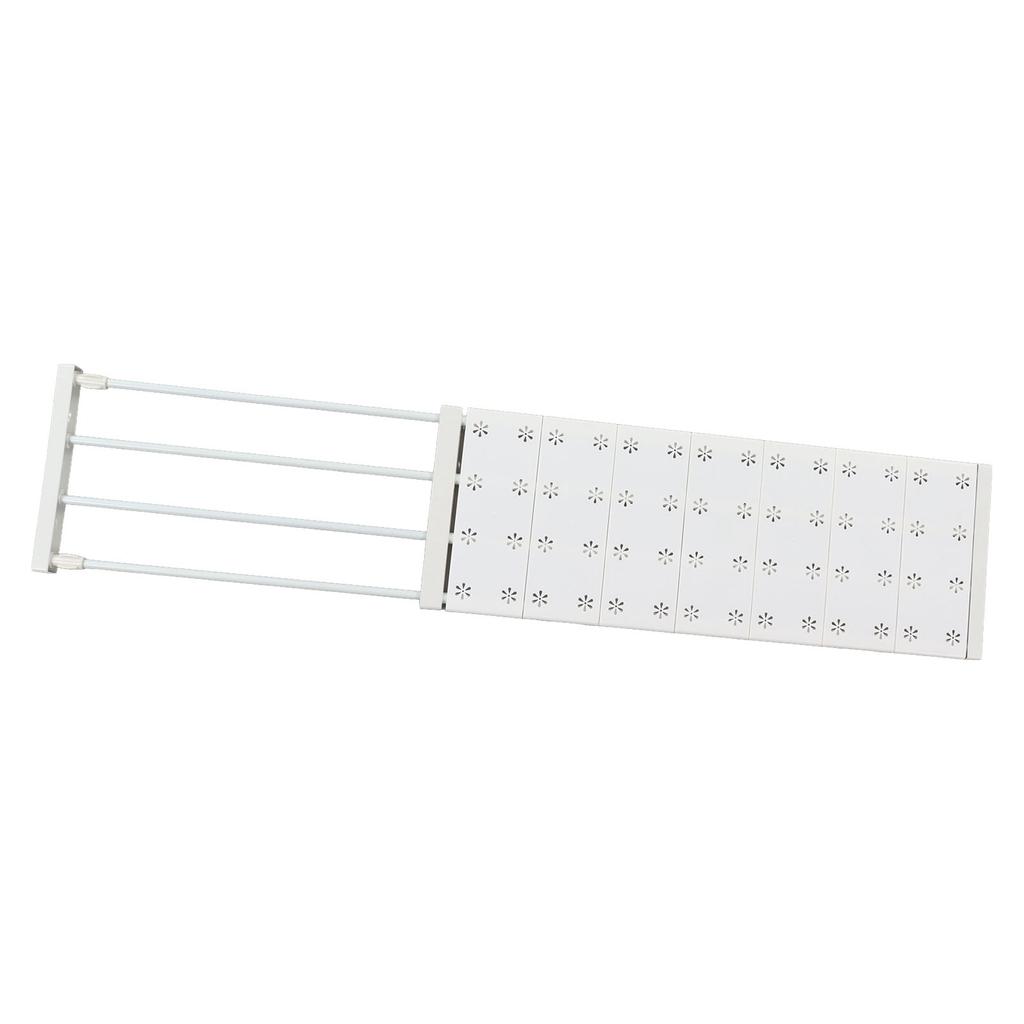 Wardrobe Partition Board Storage Extendable Rod Space Saving Layered Partition Board for Cabinet