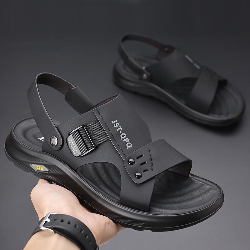 Fashion Quick Dry Man Slippers Dual-Purpose Man Sandals Casual Summer Shoes Mens Leisure Flip Flops Light Beach Shoes Wading Aqua Shoes