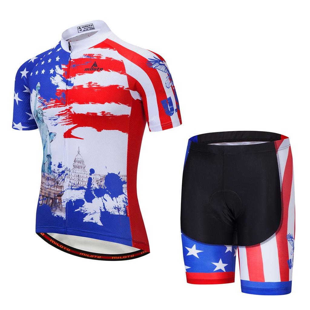 Cycling Suit Short Sleeve Strap Set 2026 Summer Breathable Cycling Suit Set Cycling Event Cycling Suit Outdoor