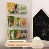 No-Drill Wall-Mounted Acrylic Bookshelf: Hallway & Behind-Door Storage for Children's Books