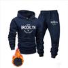 Neues Samt-Kapuzenpullover-Set Herren Nr. 11 Owen Basketballsportbekleidung zweiteilig Basketball Sport und Freizeit