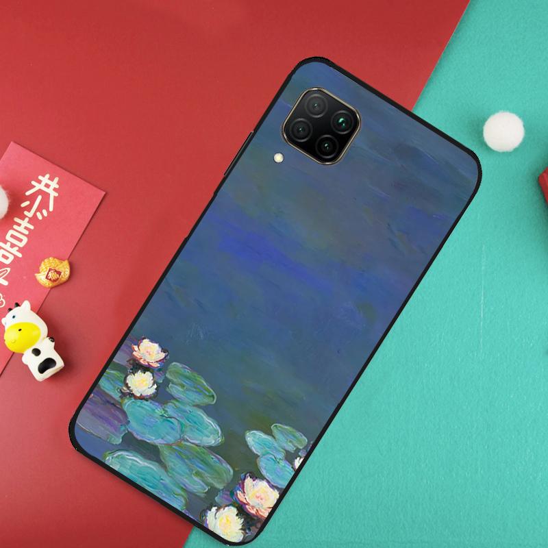 Claude Monet Cool For Huawei Nova 9 10 SE 11 Pro 7i 8i 11i 12i Y73 Y72 Y61 Y91 Y90 Y70 Y60 P30 P40 Lite Case