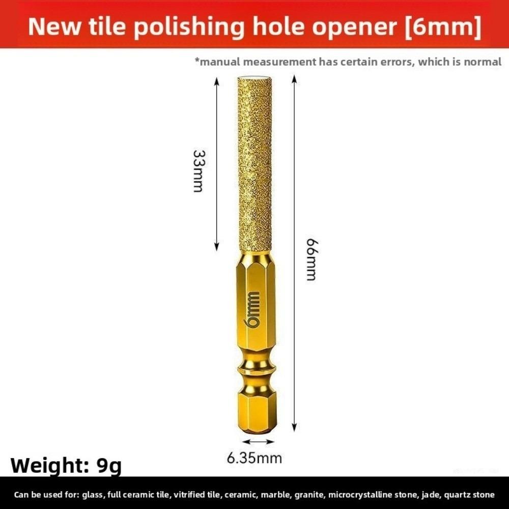 Multifunctional Dry Ceramic Tile Diamond Drill Bit Portable Hole Openers for Drilling and Grinding