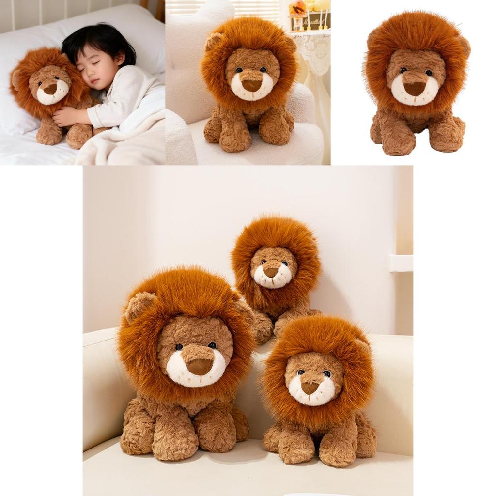 Plush Lion Stuffed Animal Pillow For Kids And Adults Animal Decor Gift