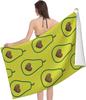 Fruit Cute Avocado Bath Towels,Fruit Beach Towel Quick Dry Bath Towels Soft Bath Towel Swimming Camping Hotel Sports Bathroom