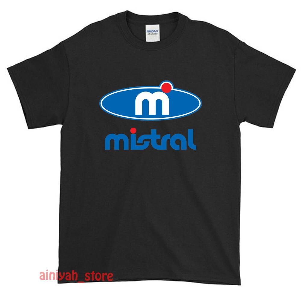 

Новая мужская забавная футболка с логотипом Mistral Размер США S-XXL XL