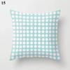 Mint Green Printed Decorative Pillowcase Office Living Room Car Ornaments Home Pillowcase