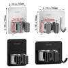 Silver/Black Stainless Steel Mop Holder Waterproof Mop Organizer Clip Mop Hook Mop Rack  Kitchen